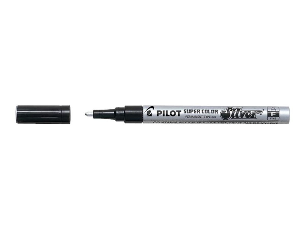 Pilot Super Color - Marqueur permanent - pointe fine - blanc