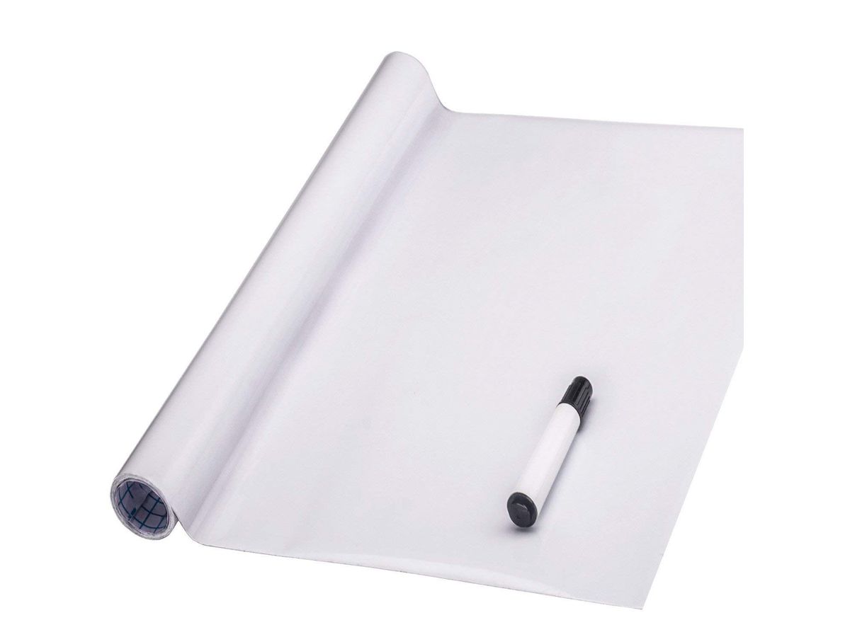 BIC Velleda - Surface effaçable à sec - rouleau adhésif - 100 x 200 cm -  blanc