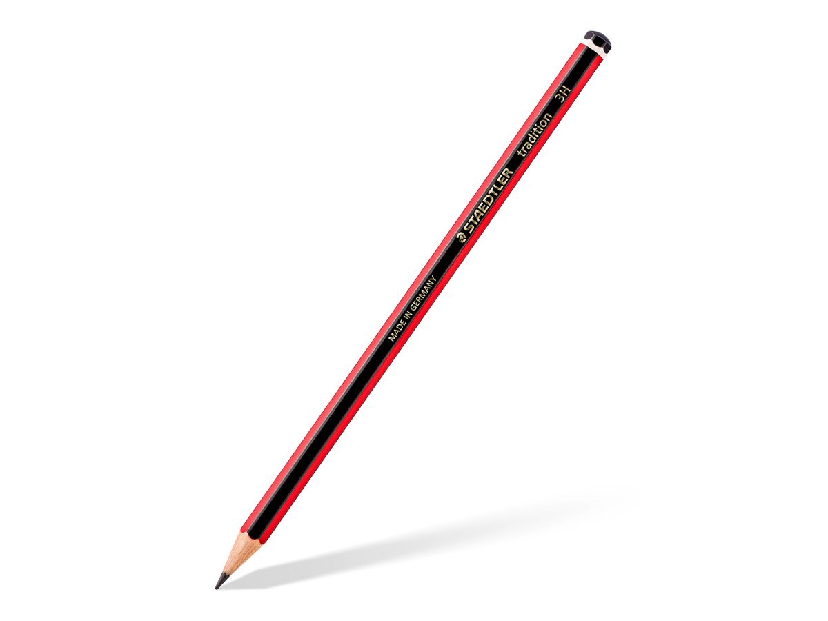 Crayon à Papier - hexagonal - mine 2 mm - dureté 3H
