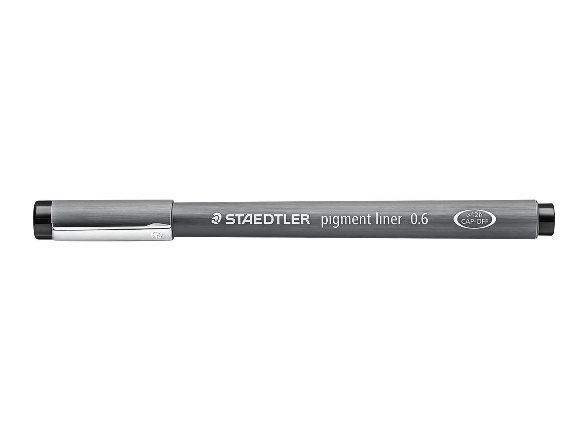 STAEDTLER Pigment liner 308 Feutre pointe 1,0mm.18h CAP-OFF. Ecriture, les  croquis et le