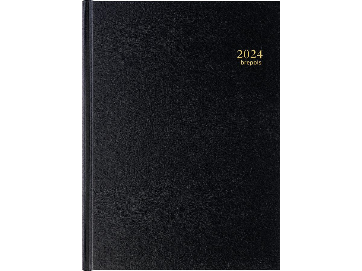 Agenda Journalier 2024 - 210 x 290 mm - 1 jour sur 2 pages BREPOLS