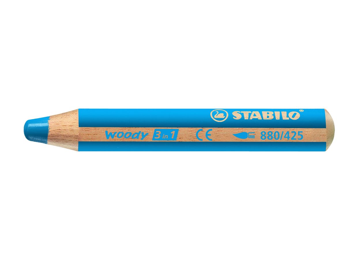 Crayon Woody à la couleur - Bleu