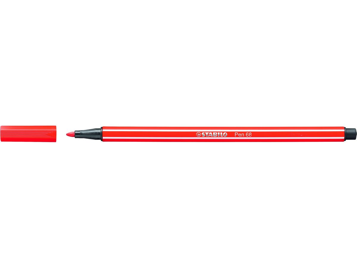 STABILO Pen 68 - Feutre pointe moyenne - rouge