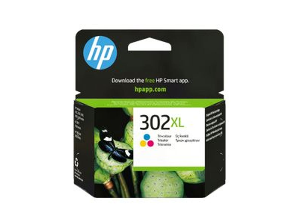 HP 302XL - 3 couleurs - cartouche d'encre originale (F6U67AE)