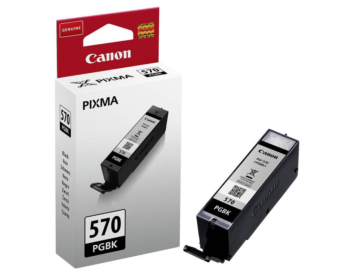 Canon PGI-570PGBK - 15 ml - noir - original - réservoir d'encre - pour PIXMA  TS5051, TS5053, TS5055, TS6050, TS6051, TS6052, TS8051, TS8052, TS9050,  TS9055 - Cartouche d'encre - Achat & prix