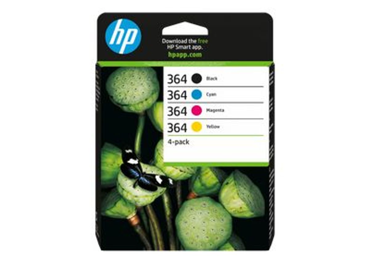 HP 364 - 4 cartouches equivalent XL pour HP Officejet 4620