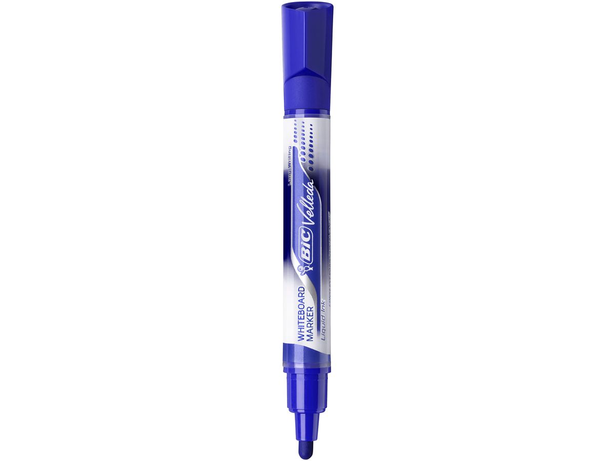 BIC VELLEDA LIQUID INK TANK - Marqueur effaçable - pointe moyenne - bleu