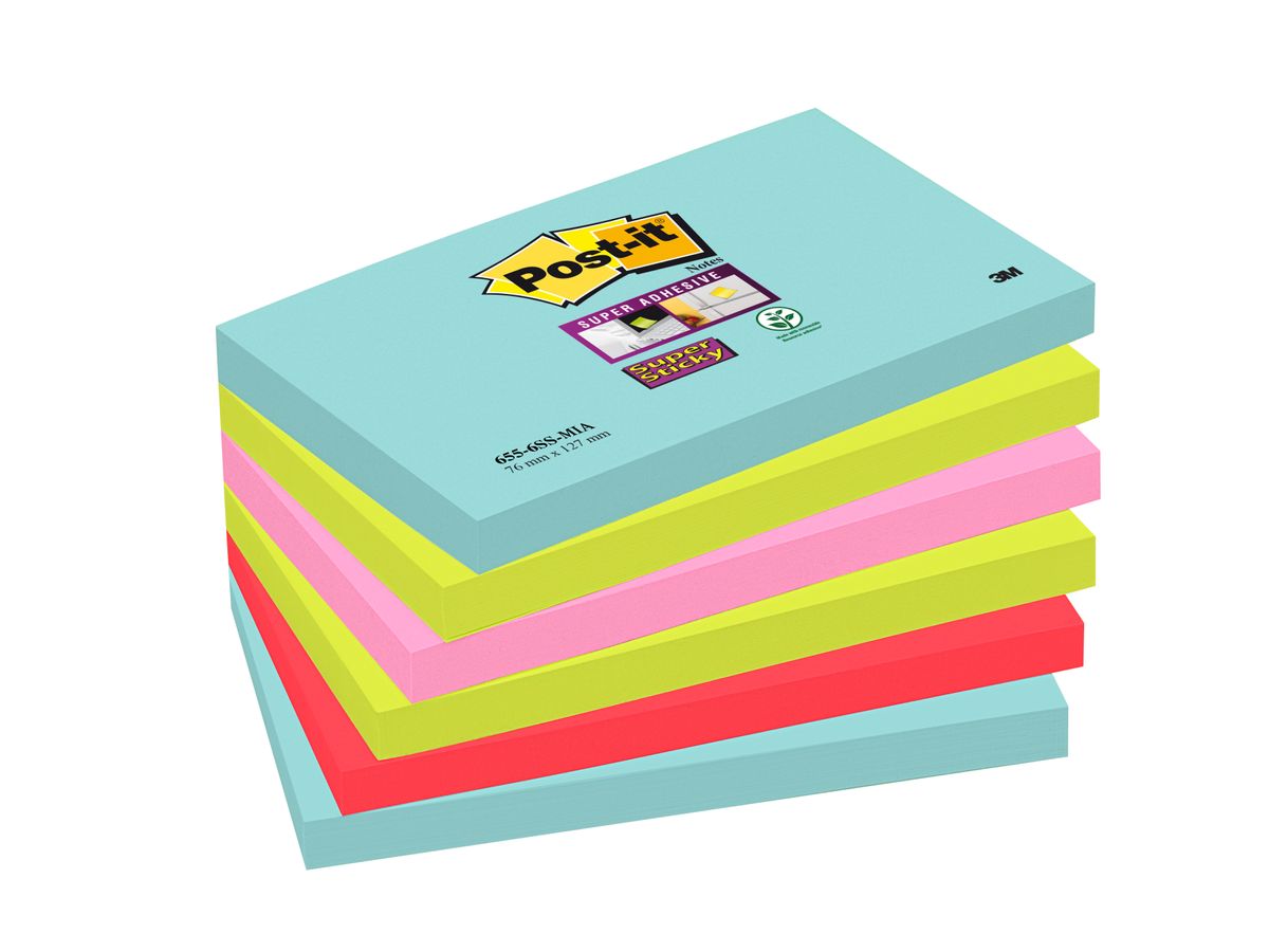 Marque-pages Post-it ®en papier - 10 blocs de 50 feuilles - Notes  repositionnables - Post-it - Carnets - Blocs notes - Répertoires