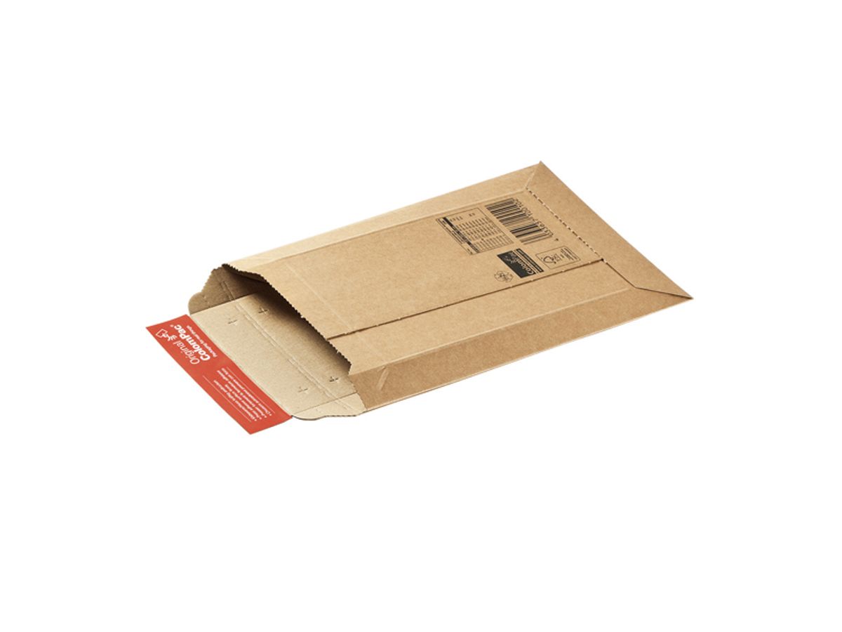 Jeco - De 5 à 200 enveloppes d'expédition en carton marron 450g/m² rigide  et résistante avec fermeture auto-adhésive pochette cartonnée (Lot de 5
