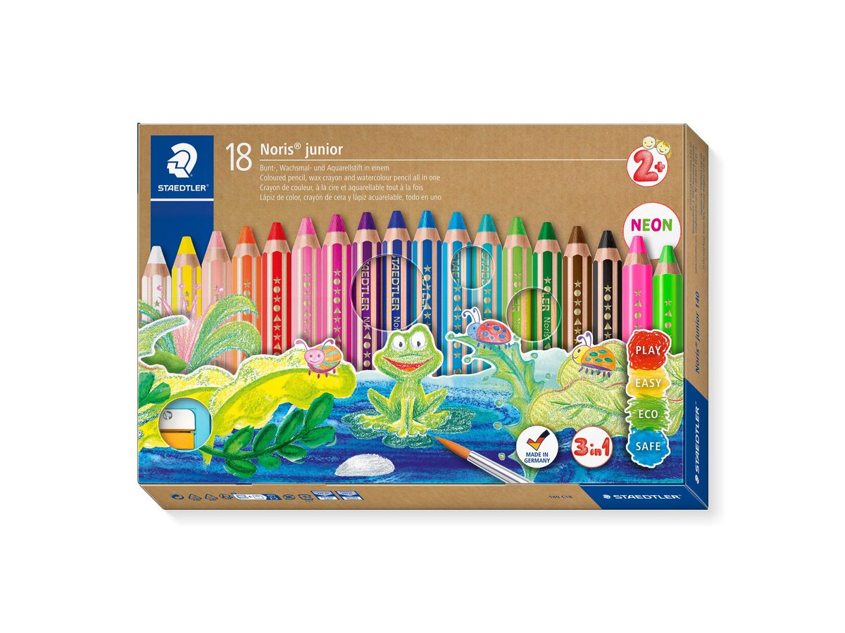 Staedtler, Crayons de couleur à double pointe assortis à corps
