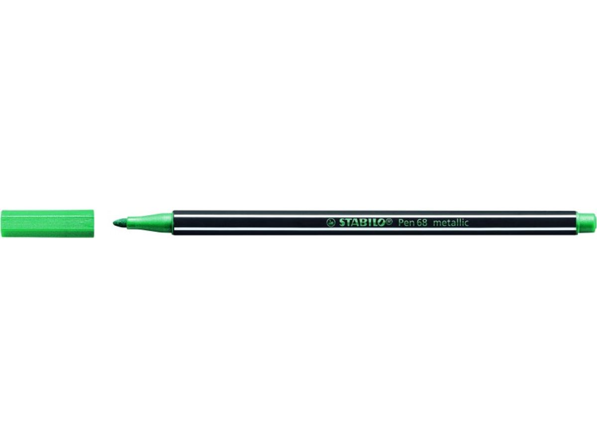 STABILO Pen 68 Metallic - Feutre métallisé 1,4 mm - vert
