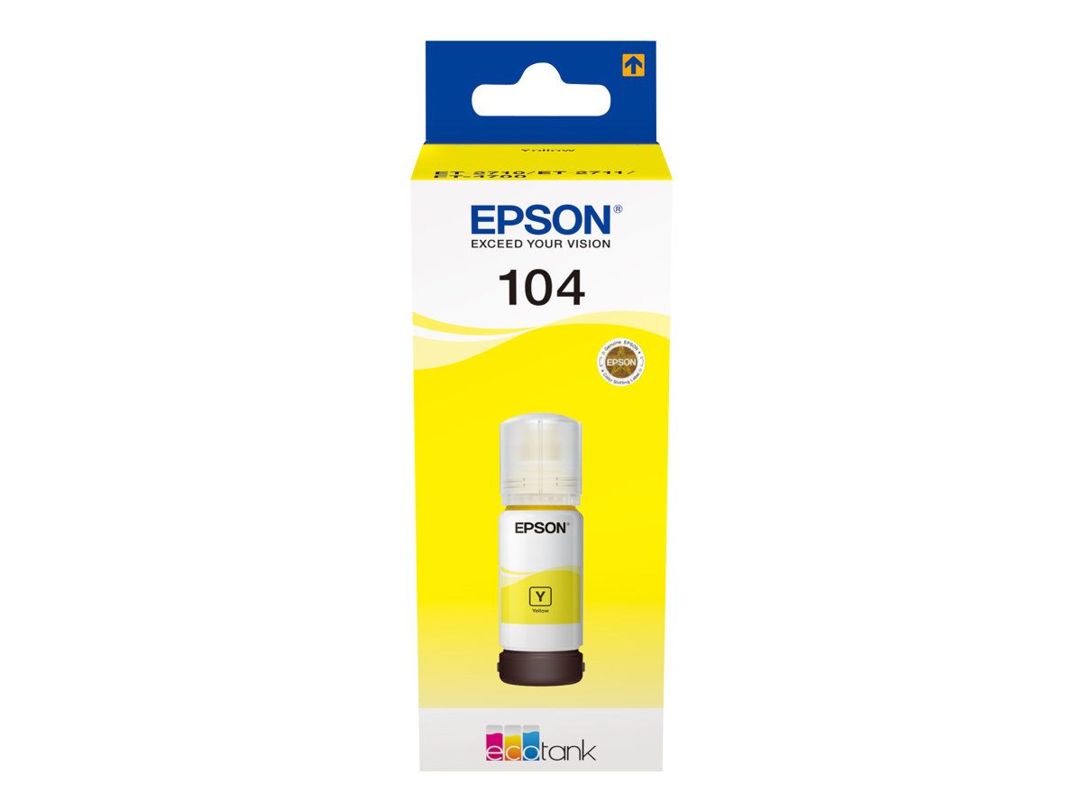Epson EcoTank 104 - jaune - réservoir d'encre original