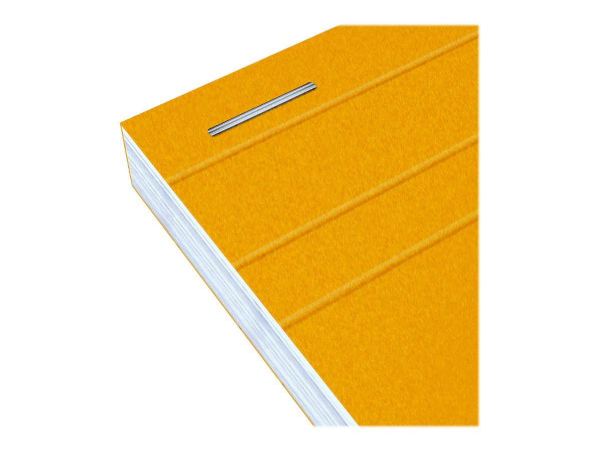 OXFORD International Bloc-notes - A4+ - Couverture souple - Agrafé - Ligné  - 160 Pages - Compatible SCRIBZEE® - Orange