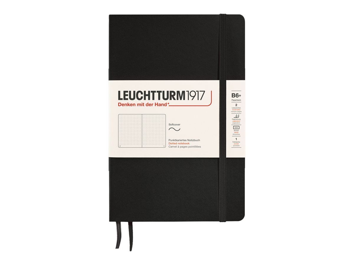 Leuchtturm1917 - Carnet de notes rigide B6+ - ligné - vert sauge