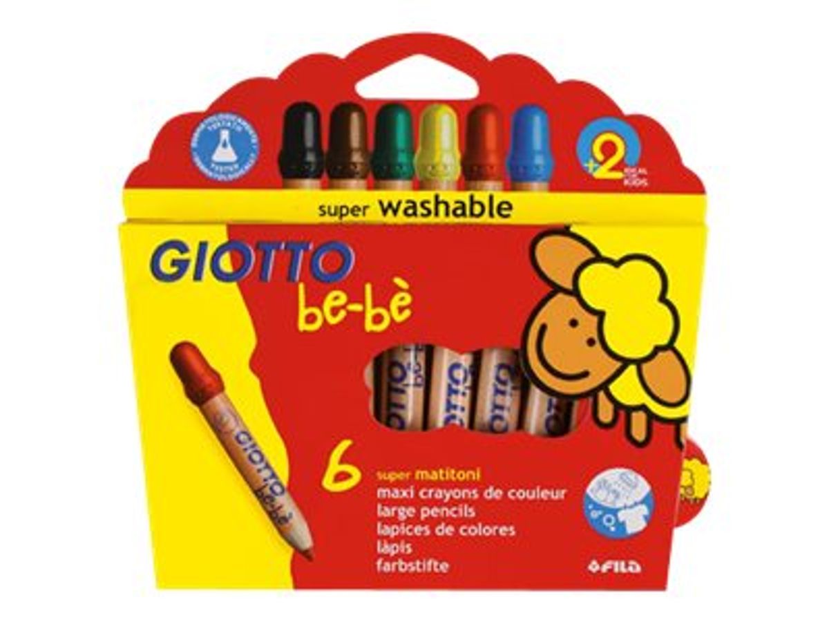 36 Crayons GIOTTO MAXI pour bébé : Chez Rentreediscount Fournitures  scolaires