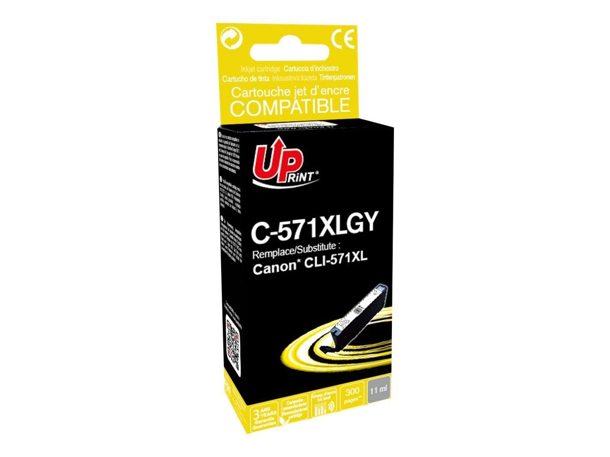 ✓ Cartouche encre UPrint compatible CANON CLI571XL gris couleur