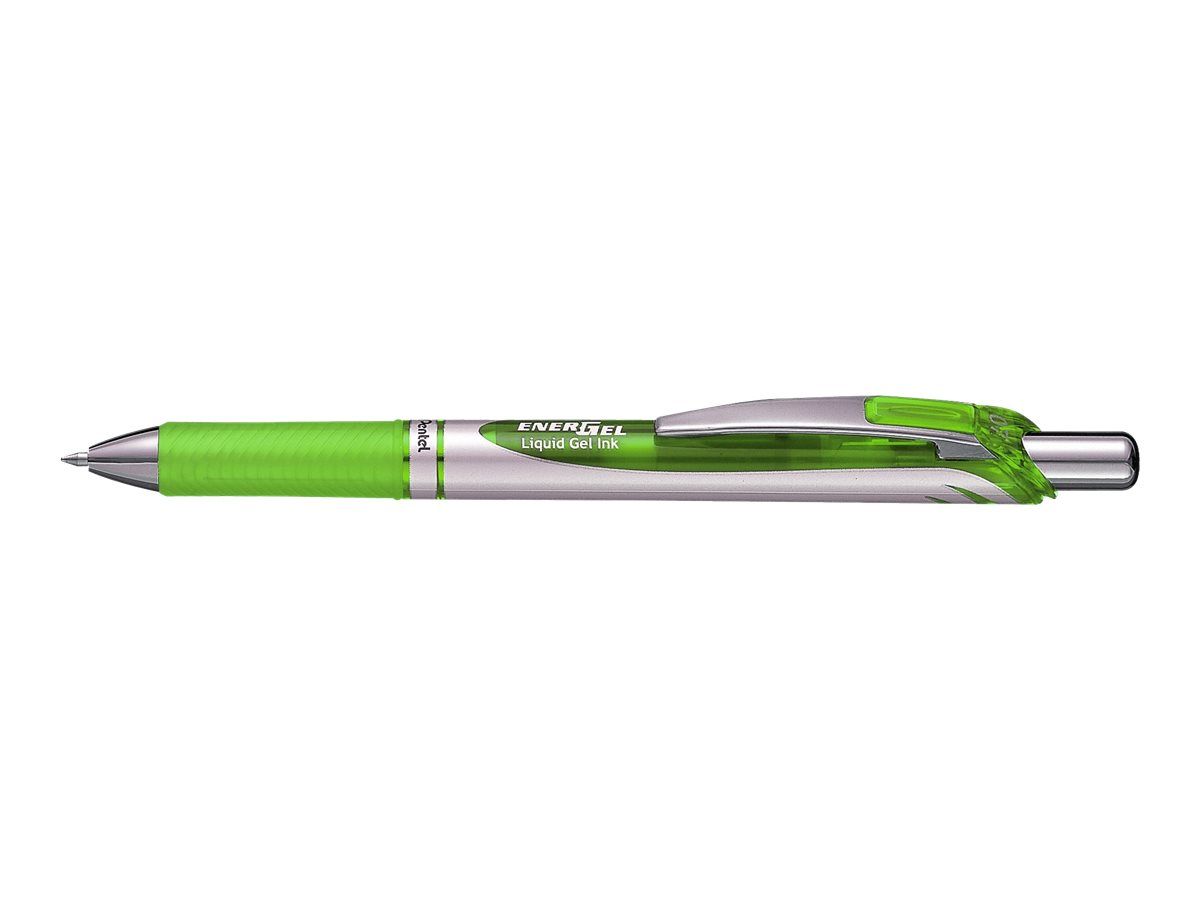 Pentel Energel - Roller rétractable - 0,7 mm - vert clair