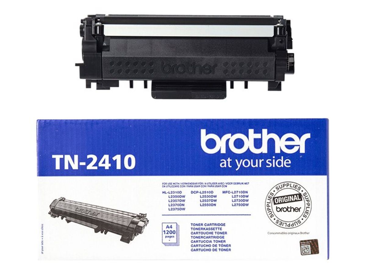  Brother TN-2410 Toner Cartridge, Black, Single Pack
