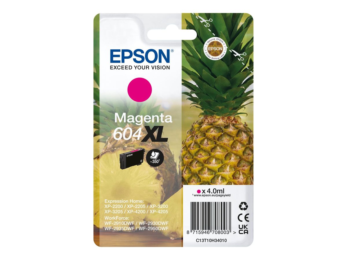 EPSON 604XL Ananas Pack de 4 cartouches Easymail à prix bas