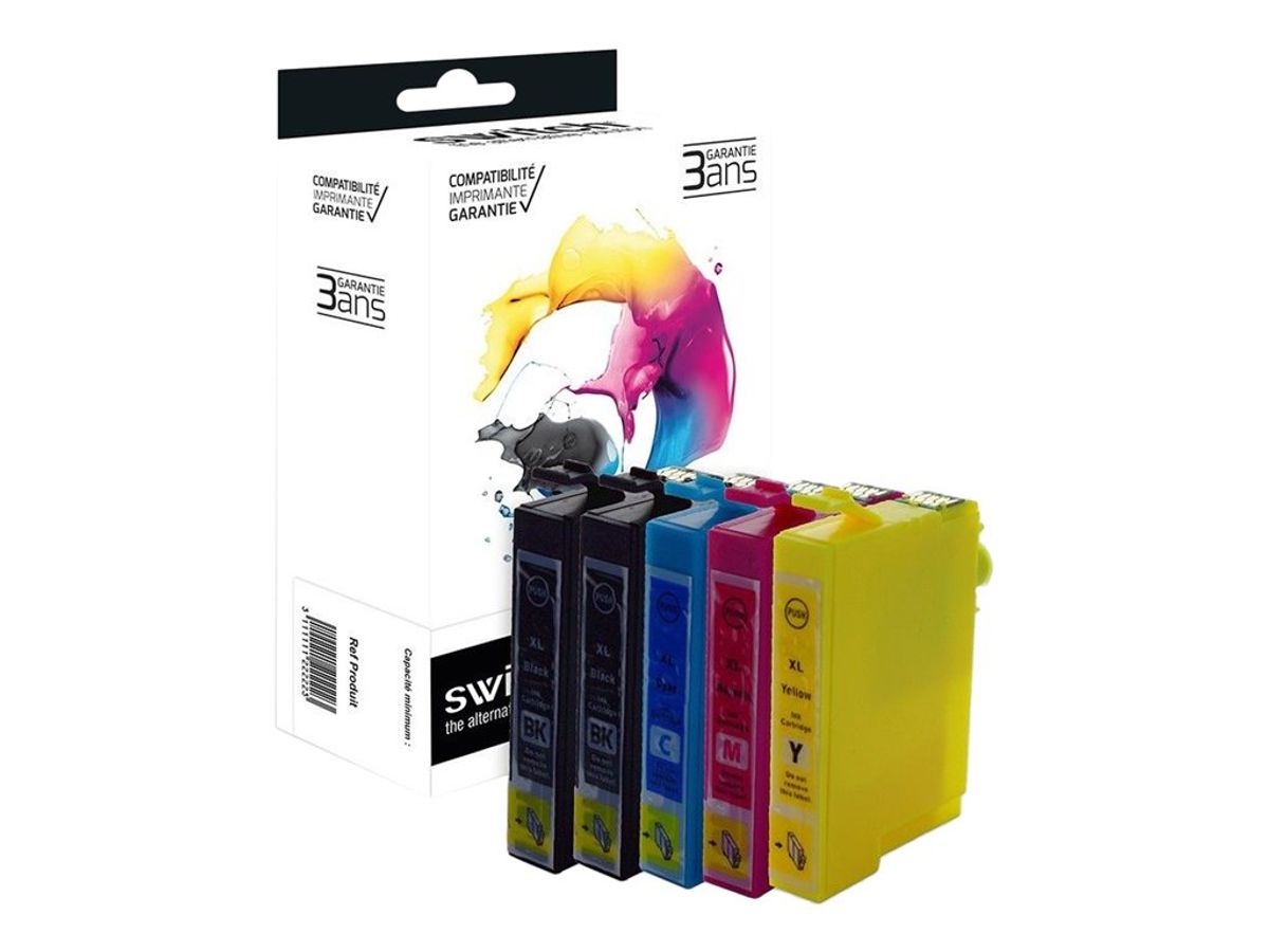 Epson 603XL Pack cartouches d'encre compatibles - Marque UPrint