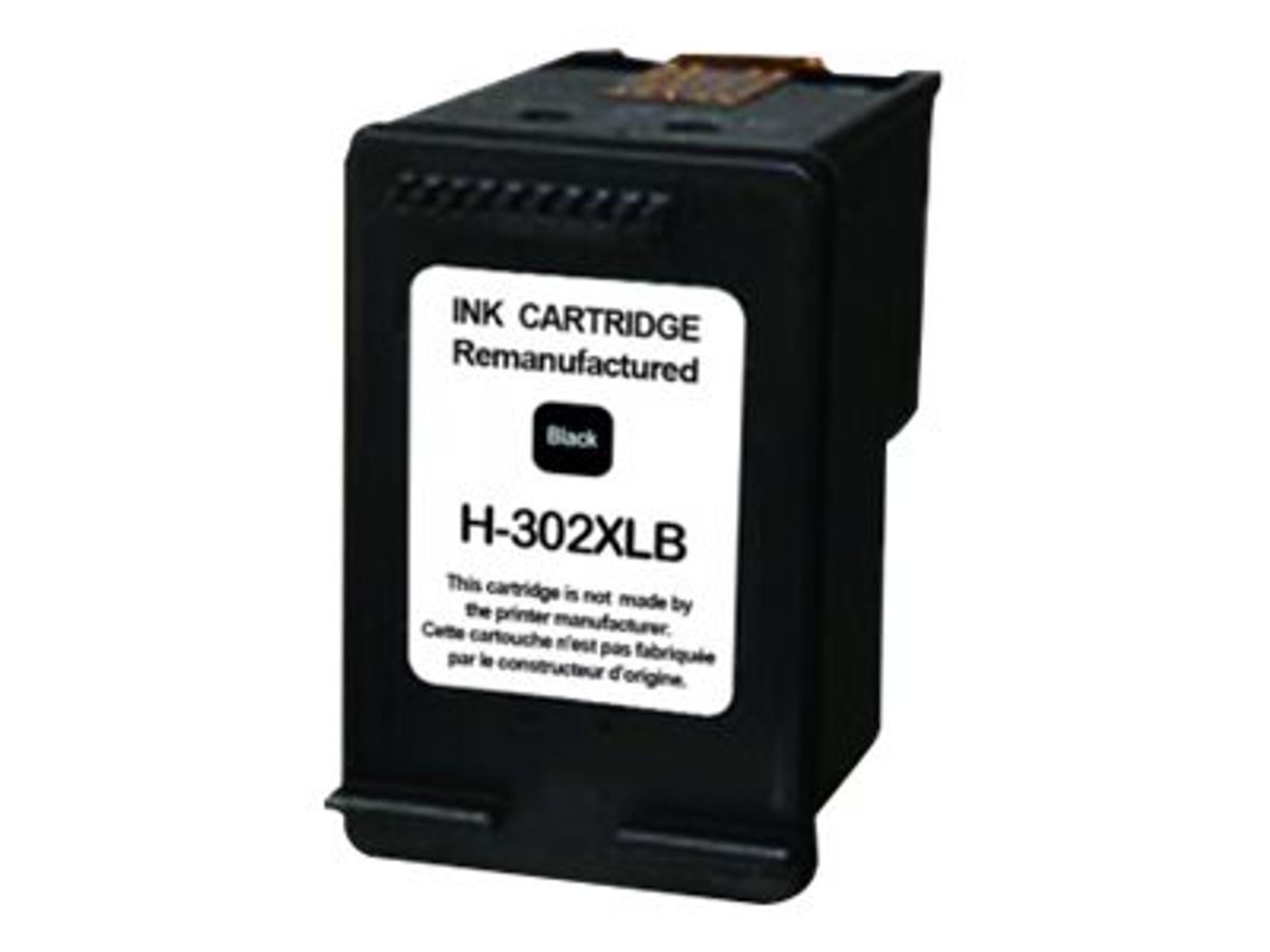 COMETE - 302XL - 2 Cartouches compatibles HP 302 XL 302XL - Noir
