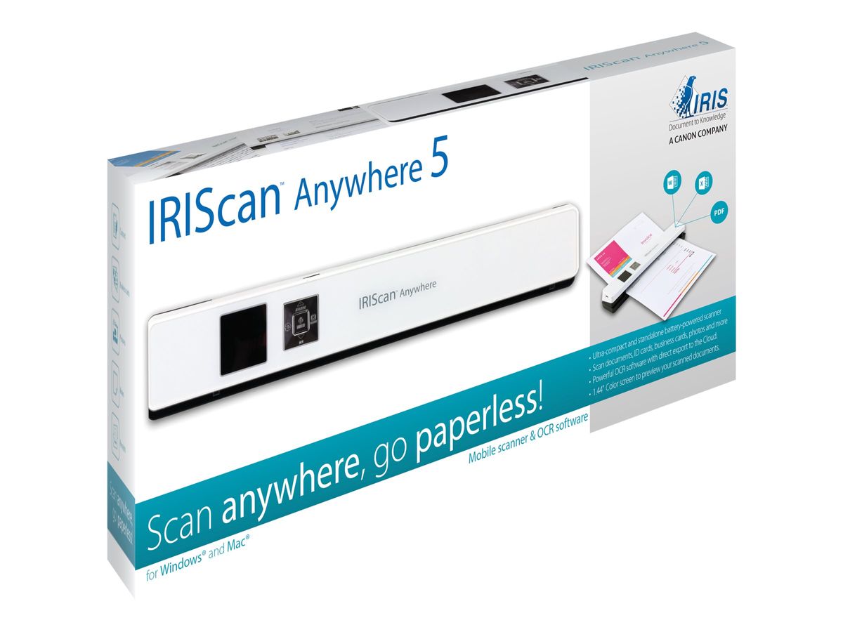 Iriscard Anywhere 5 (Mac/Windows) scanner Portable pour carte de