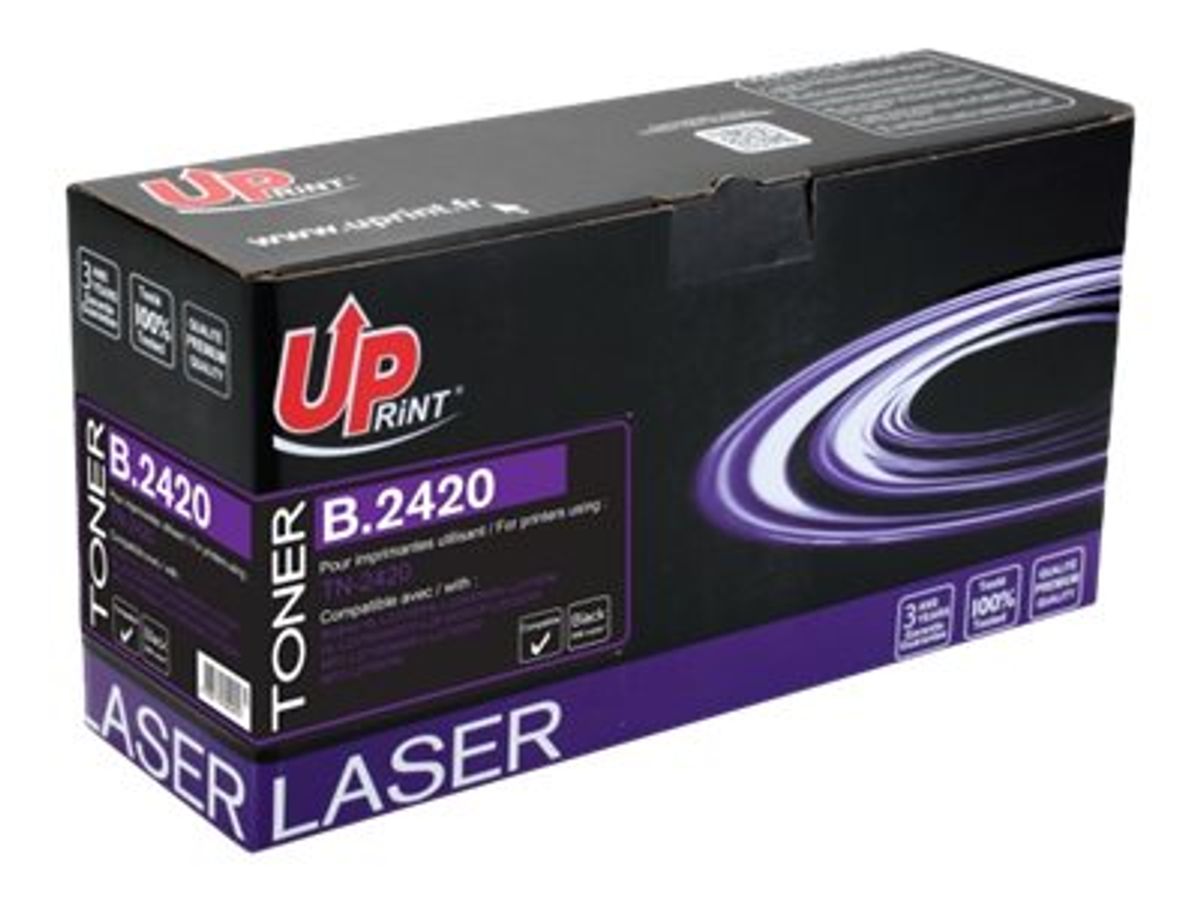 Cartouche laser compatible Brother TN2420 - noir - Uprint