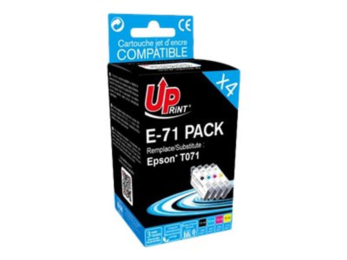 Pack de 4 cartouches encre Epson T0715 pour EPSON Stylus DX7450