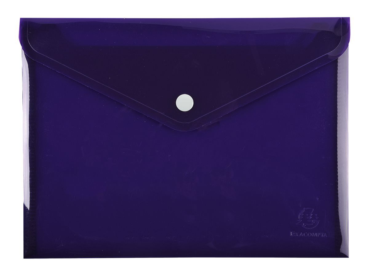 Exacompta Iderama - Pochette enveloppe - format A5 - bouton pression -  disponible dans différentes couleurs