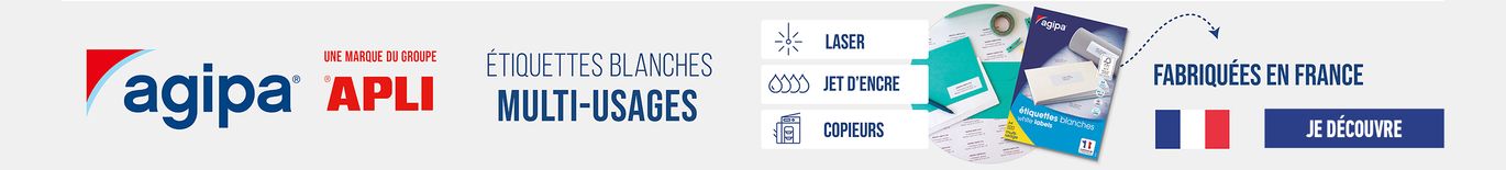 Étiquettes blanches multi-usages