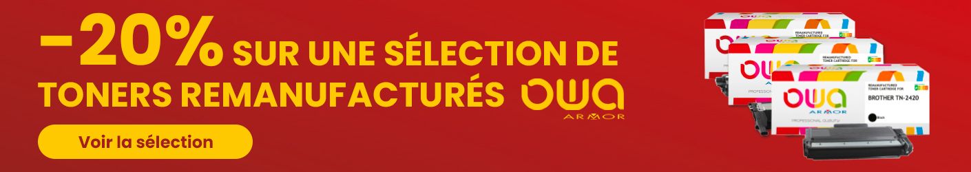 -20% sur une sélection de toners OWA