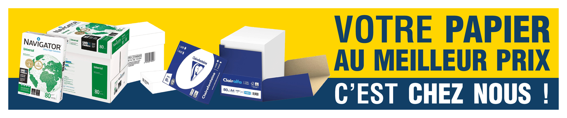 Votre papier aux meilleurs prix