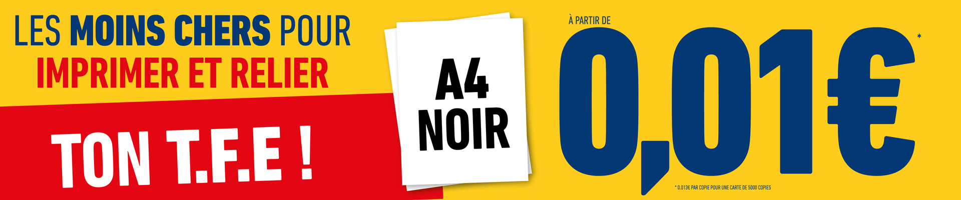 Les moins chers pour imprimer et relier