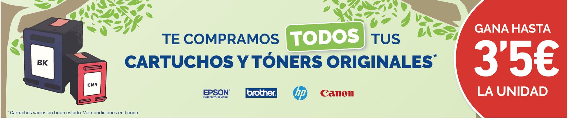 AGOSTO - RECOMPRA DE CARTUCHOS