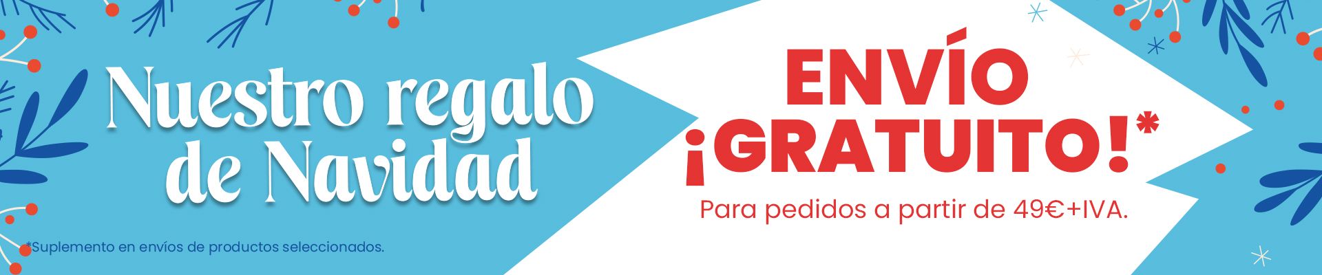 PORTES GRATIS NAVIDAD