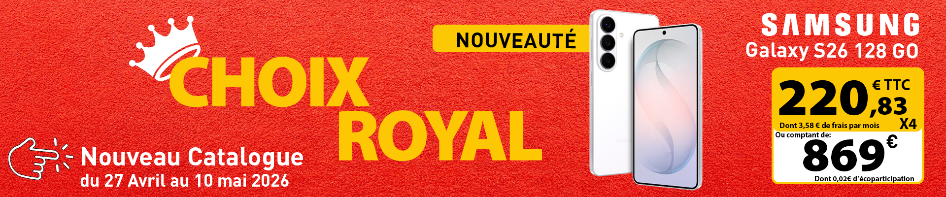 Slider - Choix Royal