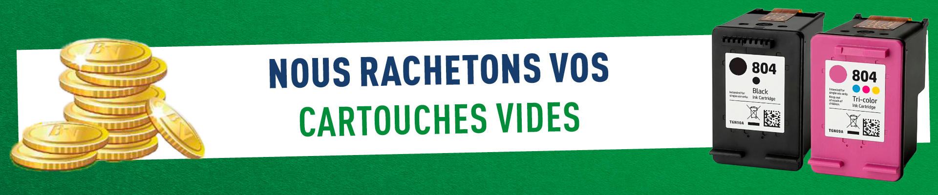 Slider - Rachat de cartouches