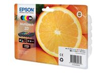 Epson 33 Oranges - Pack de 5 - noir, noir photo, cyan, magenta, jaune - cartouche d