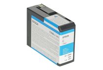 Epson T5802 - 80 ml - cyaan - origineel - inktcartridge - voor Stylus Pro 3800, Pro 3880