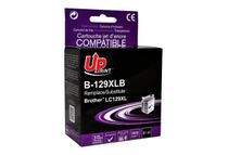UPrint B-129XLB - zwart - compatible - inktcartridge (alternatief voor: Brother LC129XL)