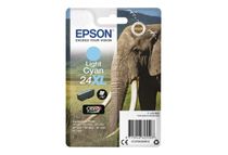 Epson 24XL Elephant - cyan clair - cartouche d