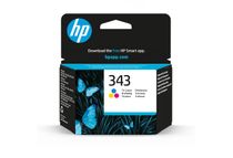 HP 343 - Kleur (cyaan, magenta, geel) - origineel - inktcartridge - voor Officejet 100, 150, 63XX, H470, K7103; Photosmart 25XX, 26XX, 375, 42X, C4193, C4194