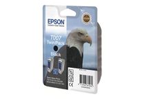 Epson T007 - 16 ml - zwart - origineel - blister - inktcartridge - voor Stylus Photo 1270, 1280, 1290, 780, 785, 790, 825, 870, 875, 890, 895, 900, 915