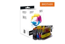 Cartouche compatible Brother LC123 - pack de 4 - noir, jaune, cyan, magenta - Switch 