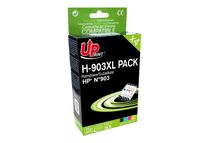 UPrint H-903XL PACK - 4 - zwart, geel, cyaan, magenta - compatible - gereviseerd - inktcartridge (alternatief voor: HP 903XL)