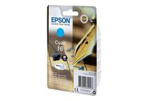 Epson 16 - 3.1 ml - cyaan - origineel - inktcartridge - voor WorkForce WF-2010, 2510, 2520, 2530, 2540, 2630, 2650, 2660, 2750, 2760