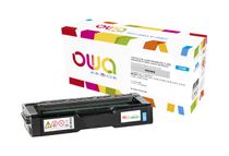 Cartouche laser compatible Ricoh 406480 - cyan - Owa K15931OW