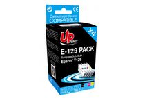 UPrint E-129 - 4 - zwart, geel, cyaan, magenta - inktcartridge (alternatief voor: Epson T1292, Epson T1293, Epson T1294, Epson T1291)