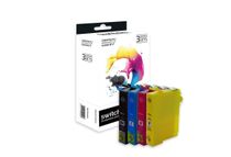 Cartouche compatible Epson T1295 Pomme - pack de 4 - noir, jaune, cyan, magenta - Switch 