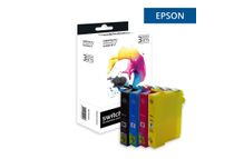 Cartouche compatible Epson T044 Parasol - pack de 4 - noir, jaune, cyan, magenta - Switch 